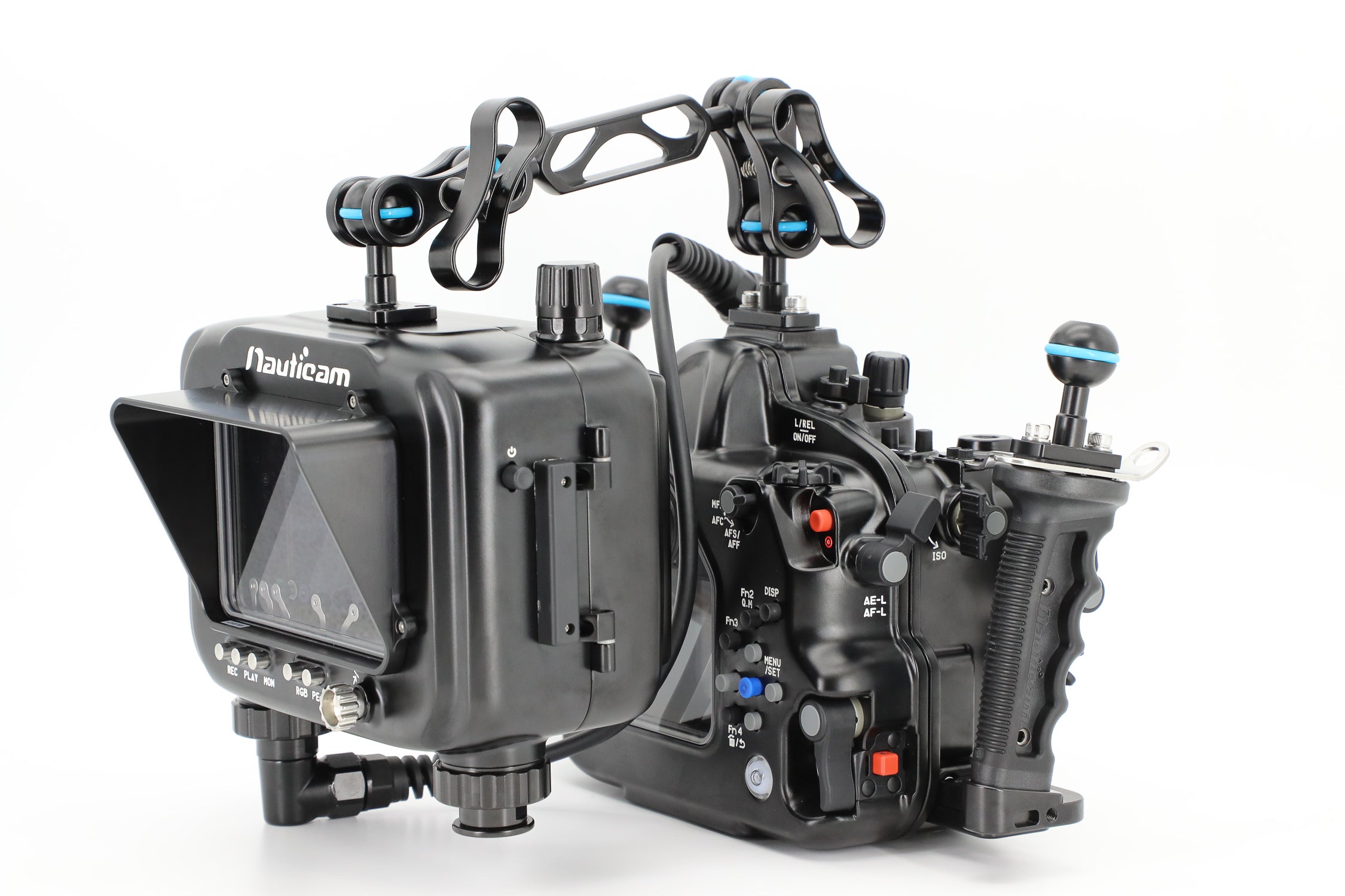 Waterproof Underwater Housing for Panasonic Lumix GH5/GH5S/GH5II Cameras - HDMI 2.0 Support - Ideal for Scuba Diving, Snorkeling & Underwater Photography