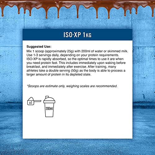 Applied Nutrition ISO XP Whey Protein Isolate Powder - 1kg (40 Servings) | High Protein, Low Carb, Fast Absorption for Muscle Recovery & Growth - Perfect for Post-Workout, Gym, and Fitness Enthusiasts