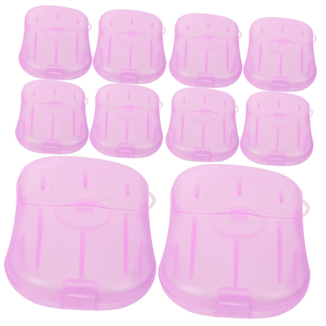 INOOMP 30-Pack Portable Travel Soap Slices - Mini Soap Bars for Camping, Hiking, Gym & Hotel Use - Compact Toiletries for On-the-Go Hygiene