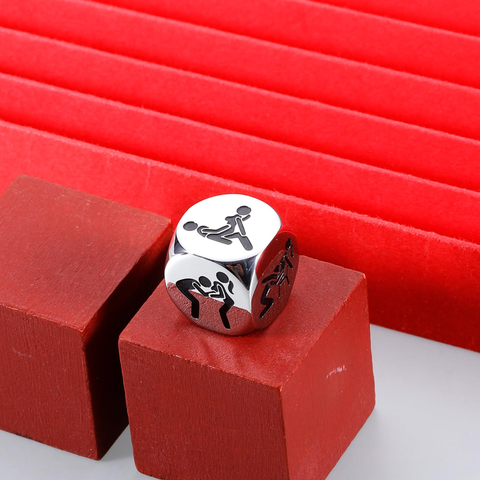 VANLOVEMAC Valentine's Day Couples Gift Set - Romantic Decision Dice for Date Night, Anniversary & Funny Gifts for Him Her - Perfect for Couples Game Night & Relationship Building