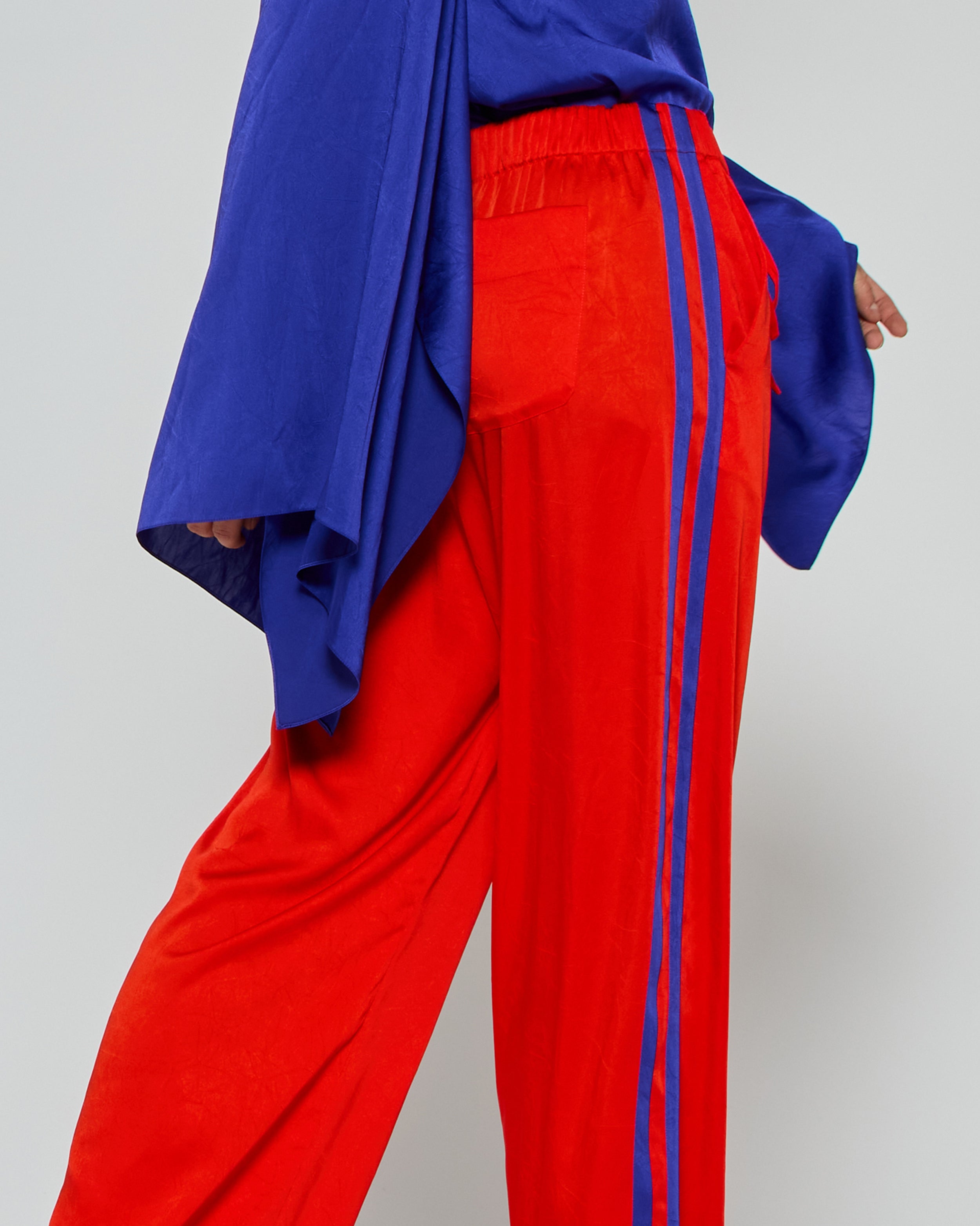 Serena Jogger Pants for Women 2025 | Bright Red High-Waisted Lounge Pants | Perfect for Yoga, Running & Casual Wear