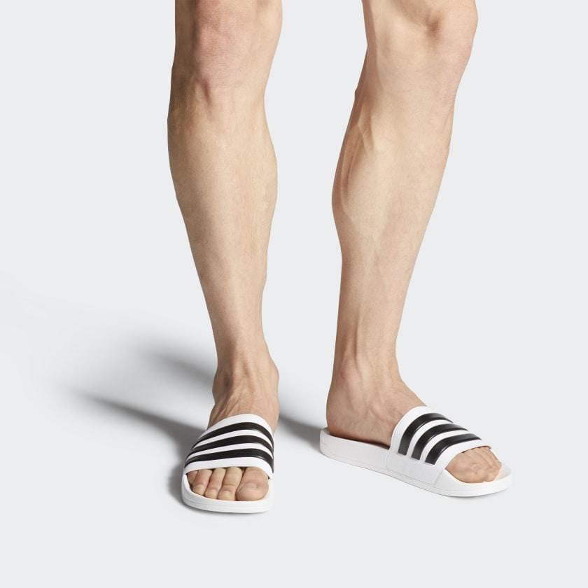 Adidas Adilette Comfort Slides for Men & Women - Best Shower Sandals for Pool, Beach, Gym & Home Use