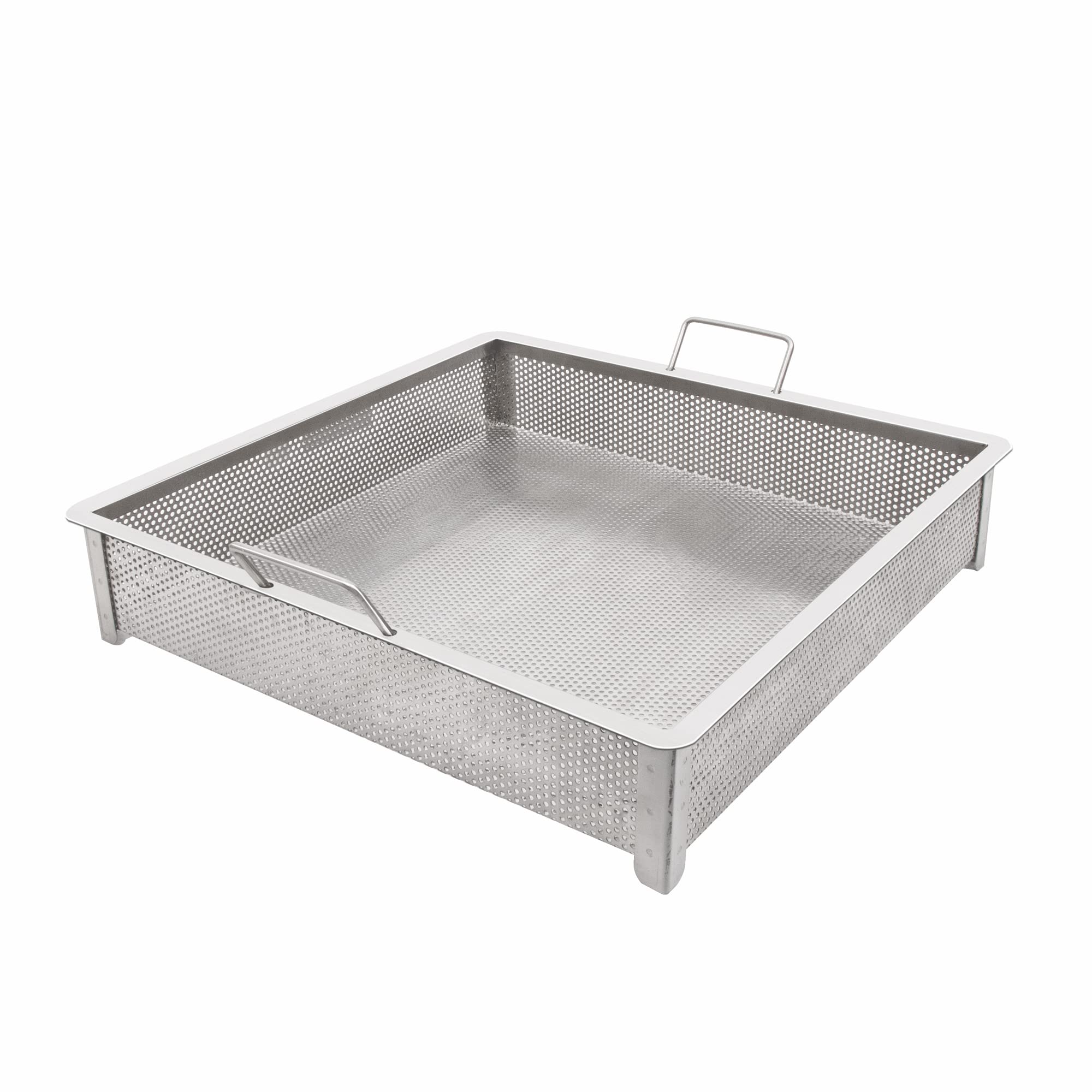 Premium Stainless Steel Drop-In Drain Basket for 20x20 Inch Kitchen Sink - Heavy Duty Compartment Sink Strainer with Fine Mesh - Perfect for Washing Dishes, Draining Pasta, and Food Prep
