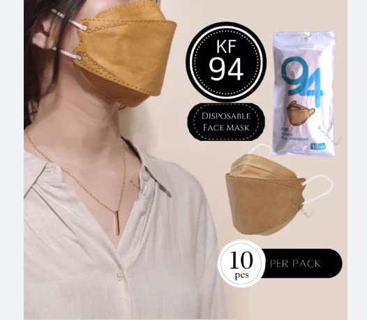 Unicorn & Mermaids KF94 Face Mask with Adjustable Nose Clip for Men & Women - Black, 3-Layer Protection for Daily Use, Work, Travel & Public Safety