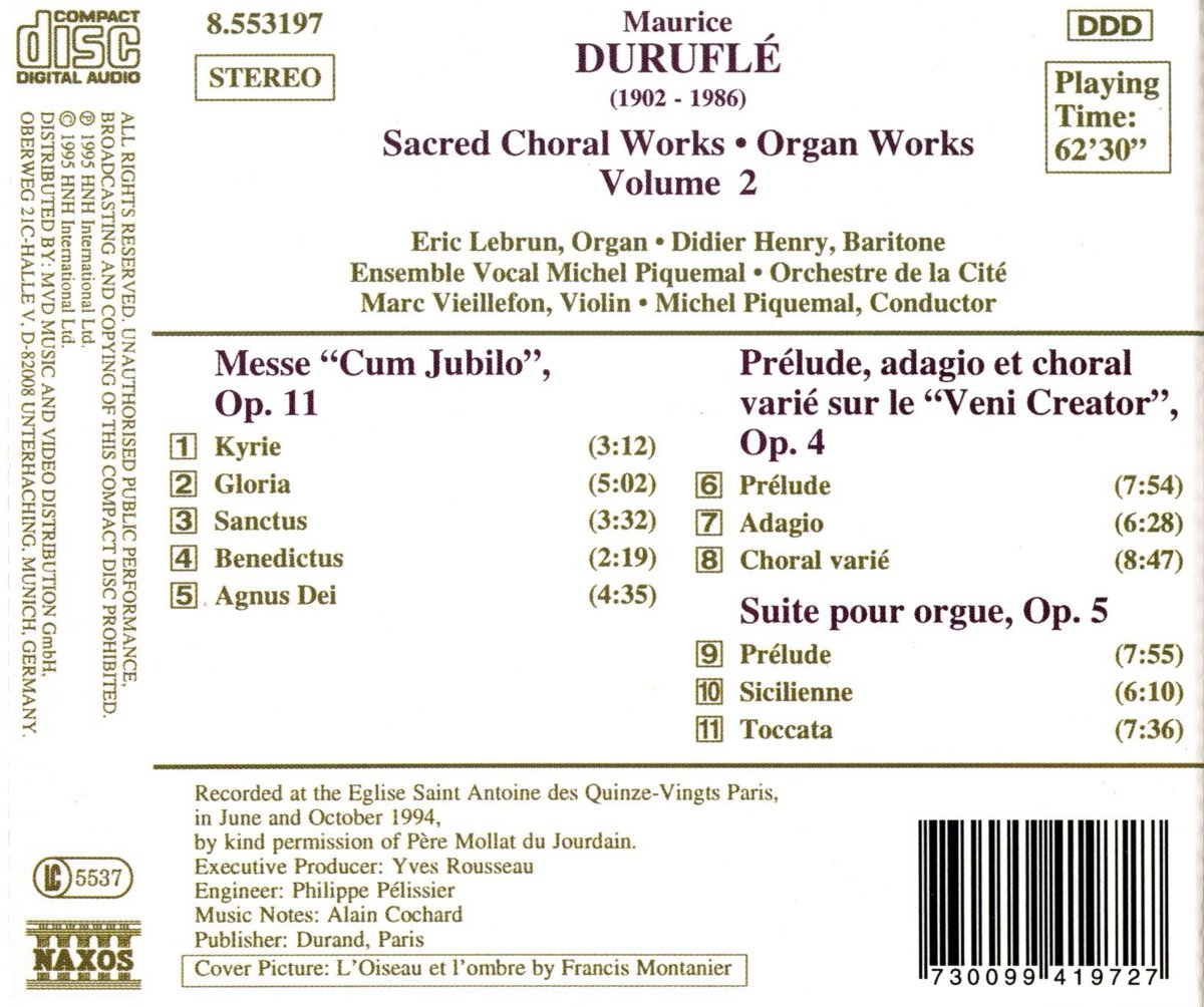 Duruflé: Sacred Choral & Organ Works, Vol. 2 | Classical Music for Church Services, Meditation & Relaxation
