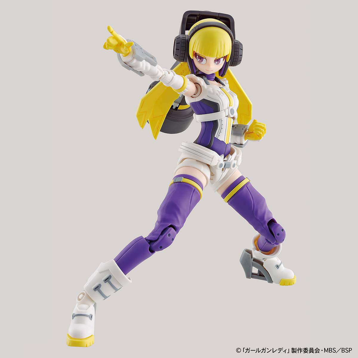 Bandai Girl Gun Lady Commander Charlotte Model Kit - Anime Action Figure for Collectors & Hobbyists - Perfect for Display, Cosplay & DIY Projects