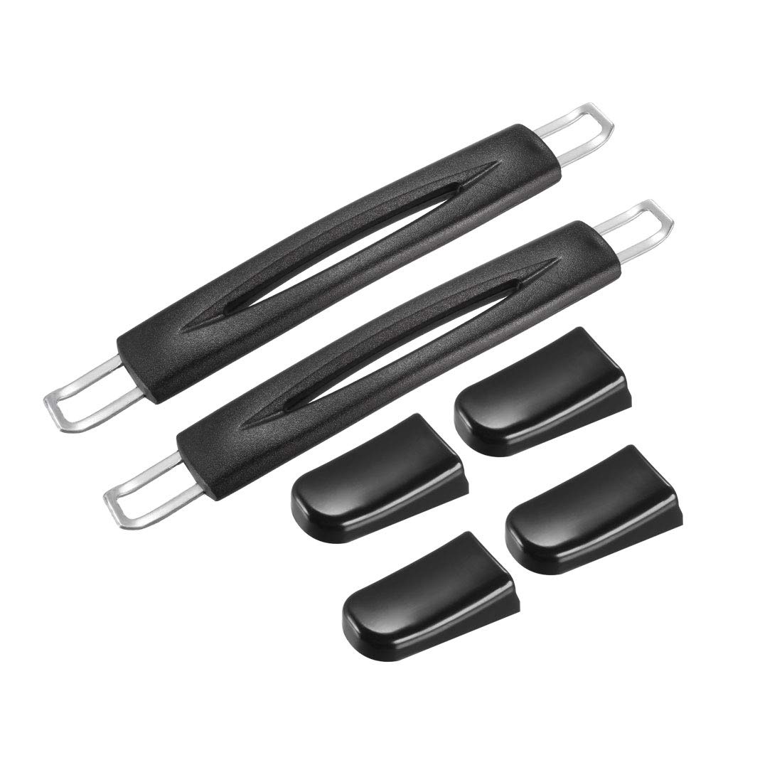 uxcell 197mm Long Black Luggage Handle Replacement Strap Grip for Suitcase - 2 Pack - Perfect for Travel Accessories & Suitcase Repair