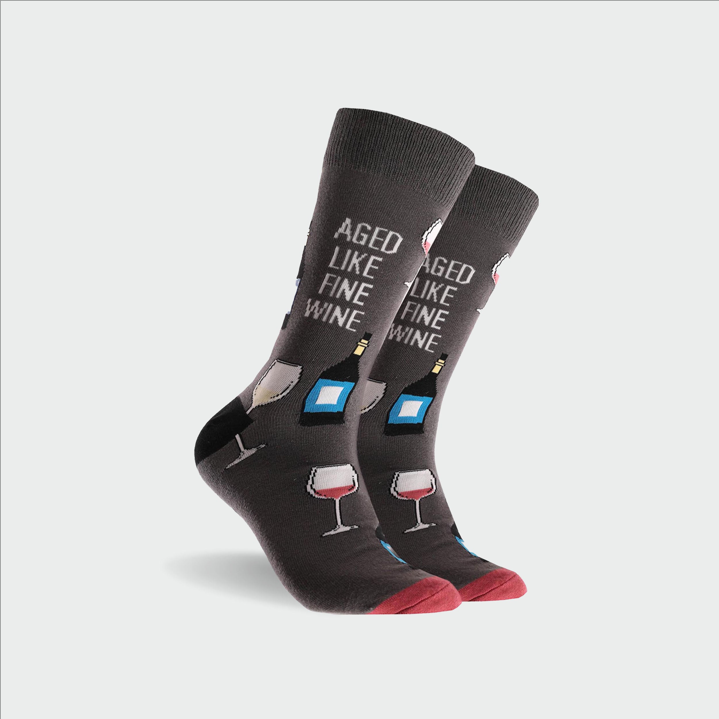 Premium Men's Black Cotton Crew Socks - Soft & Breathable for Everyday Comfort - Ideal for Work, Casual Wear & Gifts
