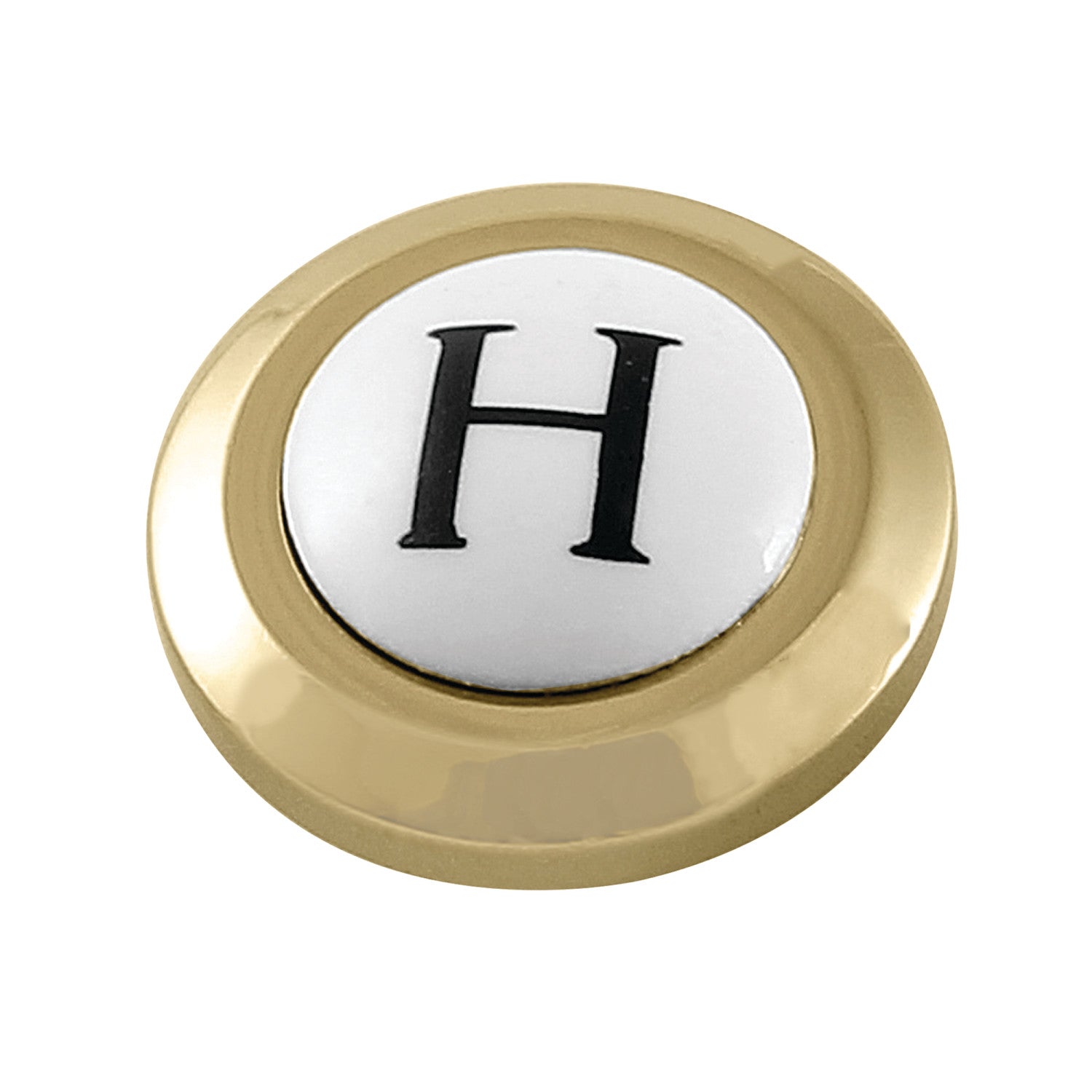 AEHICX2H Hot Handle Index Button - Premium Polished Brass for Kitchen & Bathroom Fixtures | Perfect for Cabinet Doors, Drawers & Home Renovation Projects