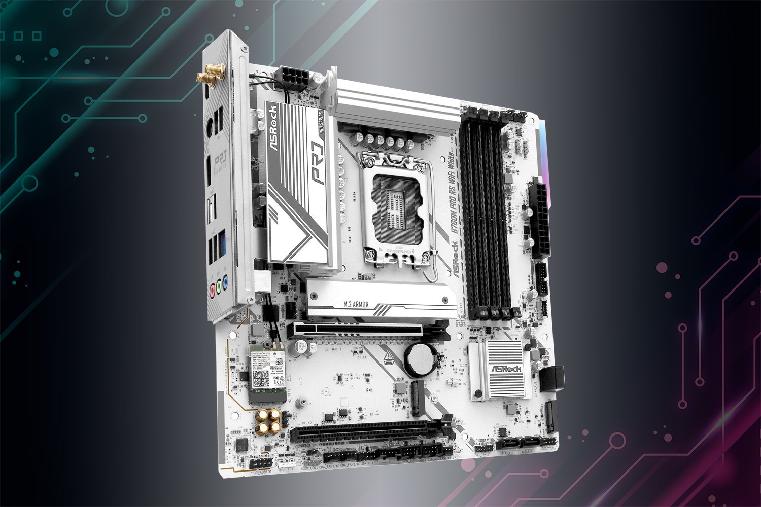 ASRock B760M HDV/M.2 LGA1700 DDR5 Micro ATX Motherboard - Perfect for Gaming PCs & Home Office Workstations