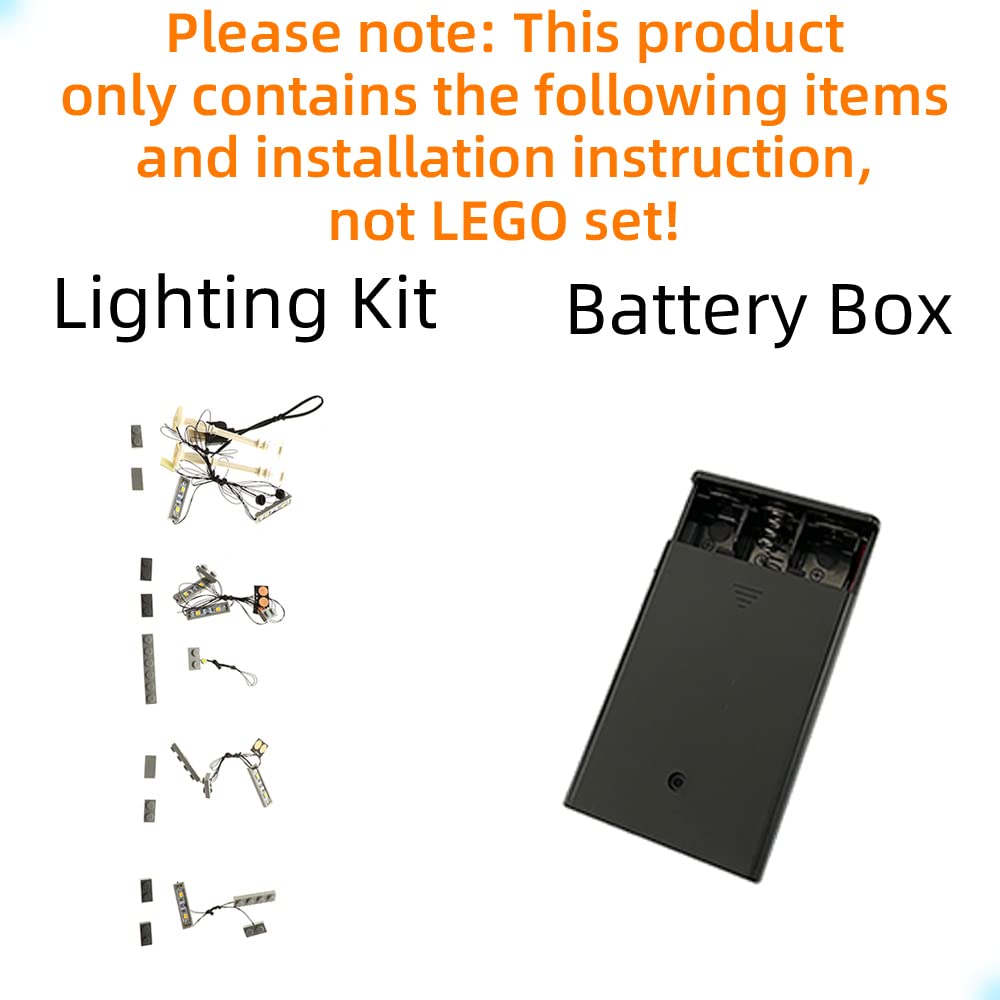 GEAMENT LED Light Kit for Lego Sanctum Sanctorum 76218 - Compatible with Lego Marvel Superheroes Sets (Building Blocks Not Included) - Perfect for Home Display, Gift Giving & Marvel Collections
