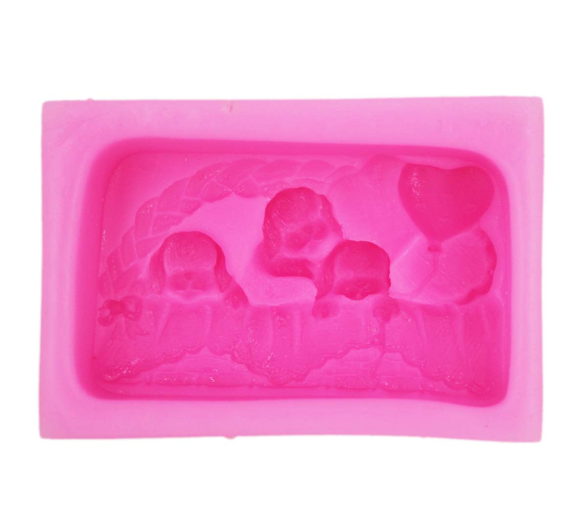 Cute Dog Brother Silicone Soap Molds for DIY Handmade Soap Making - Perfect for Crafting, Bath Bombs, and Homemade Gifts (Model S026)