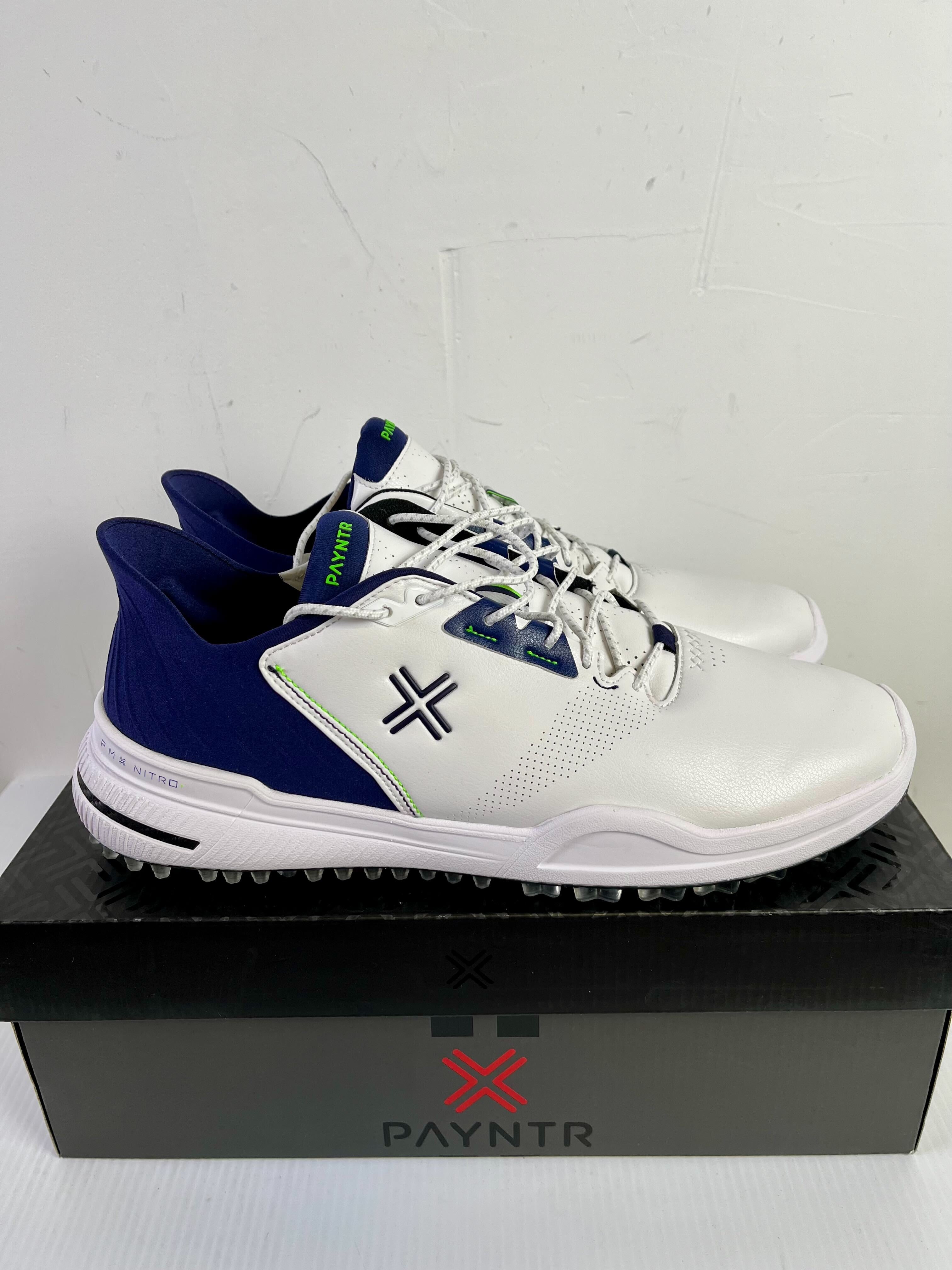 Payntr X 005 F Men's Golf Shoes - US Size 12 | Spiked Golf Shoes for Men | Perfect for Golf Course & Outdoor Sports
