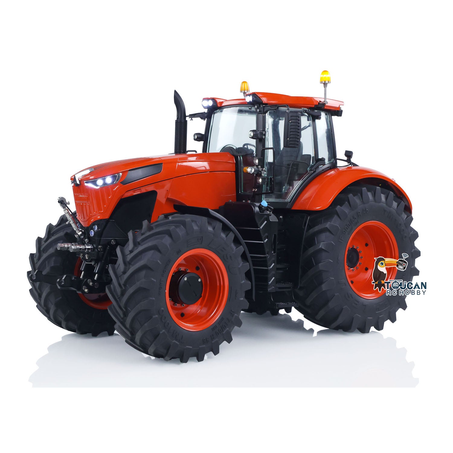 1/14 Scale LESU 4x4 RC Hydraulic Tractor Truck - 90% Metal Construction, RTR with PL18EV Lite Radio, Realistic Smoke & Sound Effects - Perfect for Farm Simulation, Off-Road Play and RC Hobby Enthusiasts