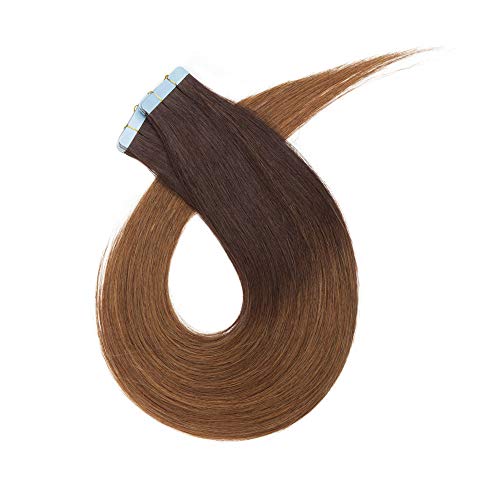 Dark Brown ombre Light Brown