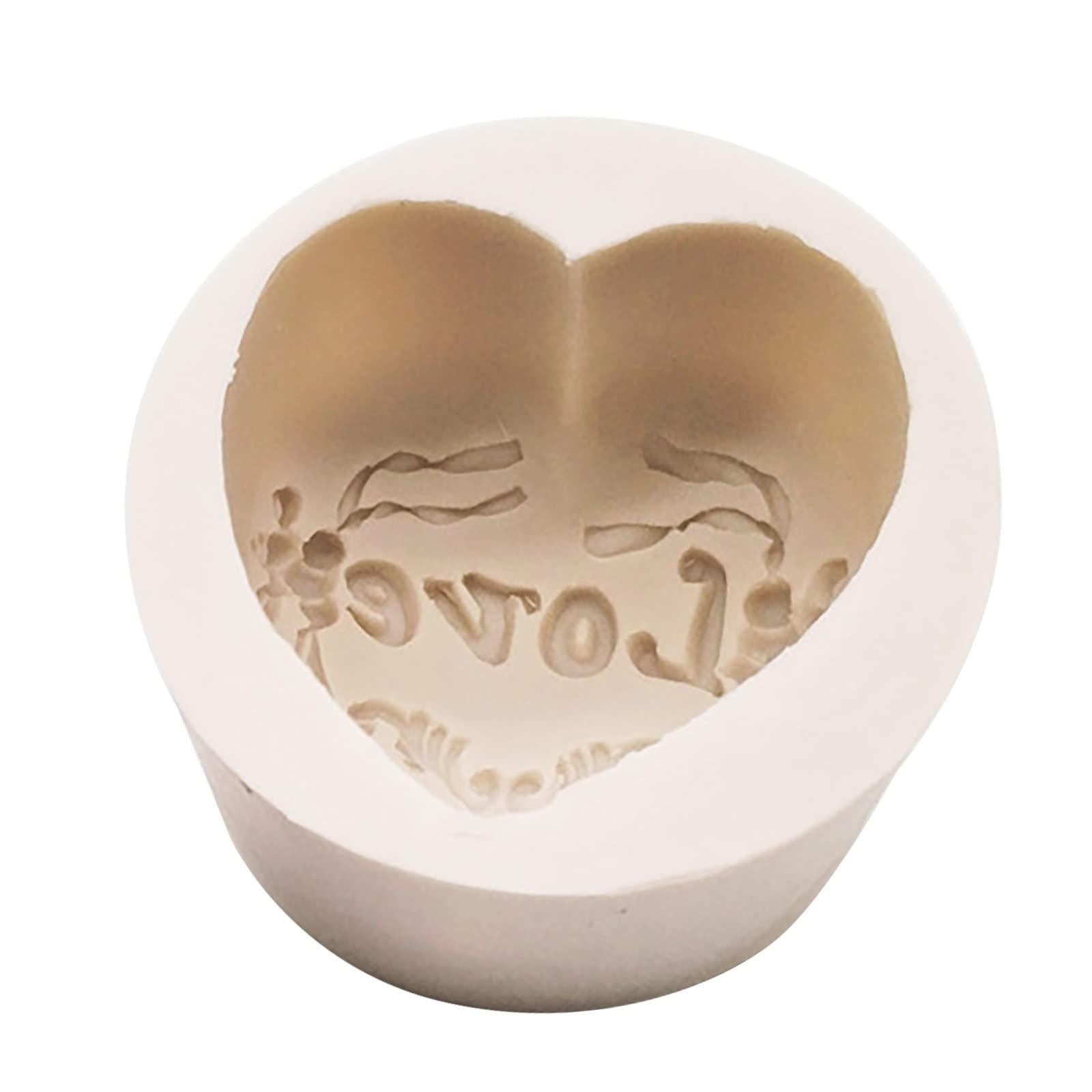 Non-Stick Silicone Cake Baking Molds Set - DIY Chocolate, Cupcake, Dessert Baking Pans for Homemade Cakes - Heart Shape Love Theme (Pink, One Size) - Perfect for Birthday Parties, Valentine's Day & Home Baking