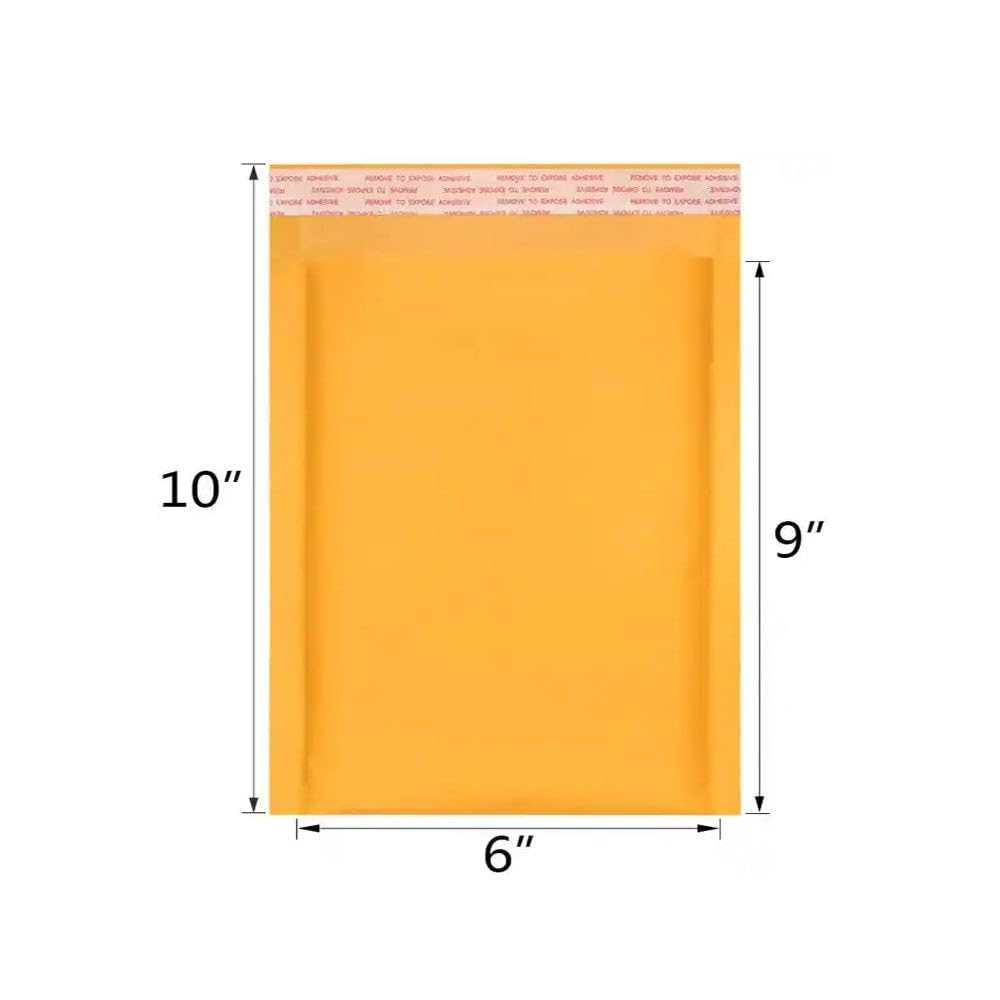 1000pcs 6x9 Inch Kraft Bubble Padded Envelopes - #0 Shipping Mailers for Ecommerce, Small Packages & Document Protection | Durable, Lightweight & Eco-Friendly Packaging Solution