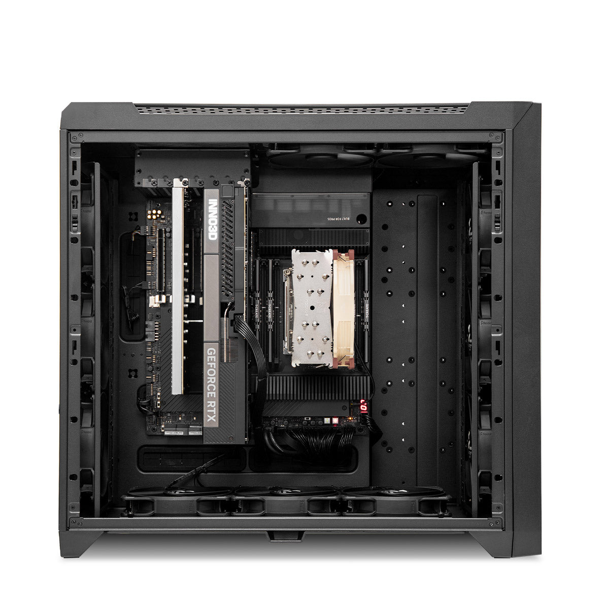 High-Performance Ascend AI Ryzen Threadripper Pro 5975WX Workstation PC - 128GB RAM, 2TB SSD, RTX 5090 GPU - Ideal for 3D Rendering, Video Editing & AI Development