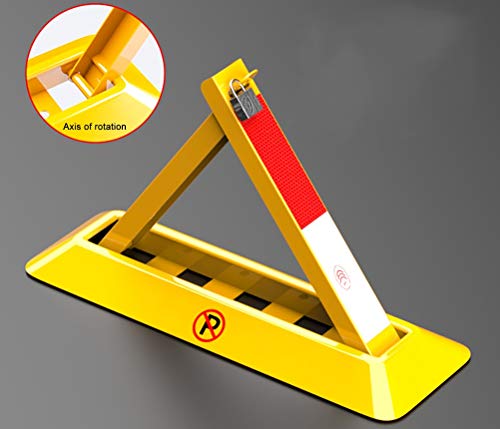 Driveway Security Posts - Heavy Duty Car Park Guard Saver (70cm×22cm) | Easy Install Parking Space Protector | Perfect for Residential Driveways, Commercial Parking Lots & Private Spaces