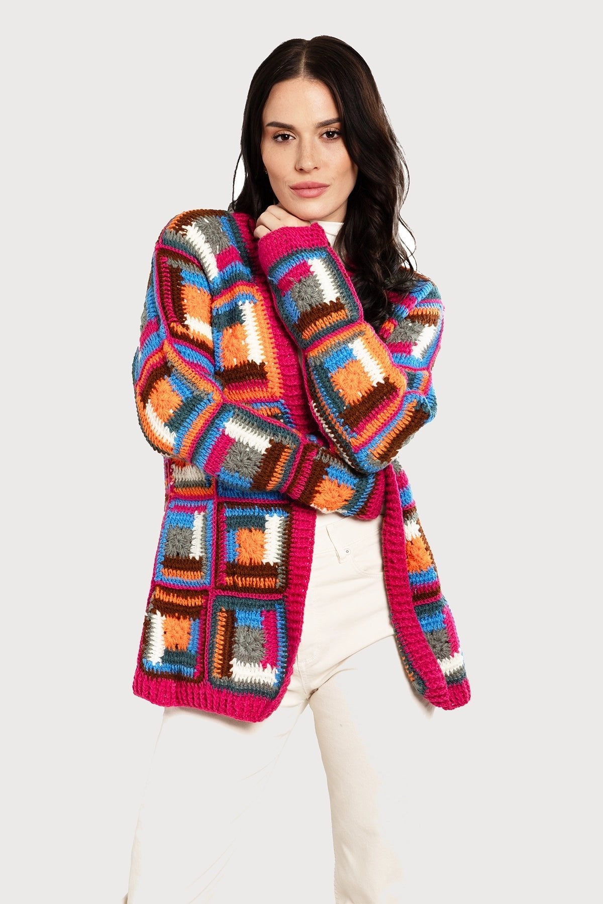 Stylish Crochet Short Marrakesh Jacket for Women - Boho Chic Summer Cover Up - Perfect for Beach, Vacation & Festival Outfits