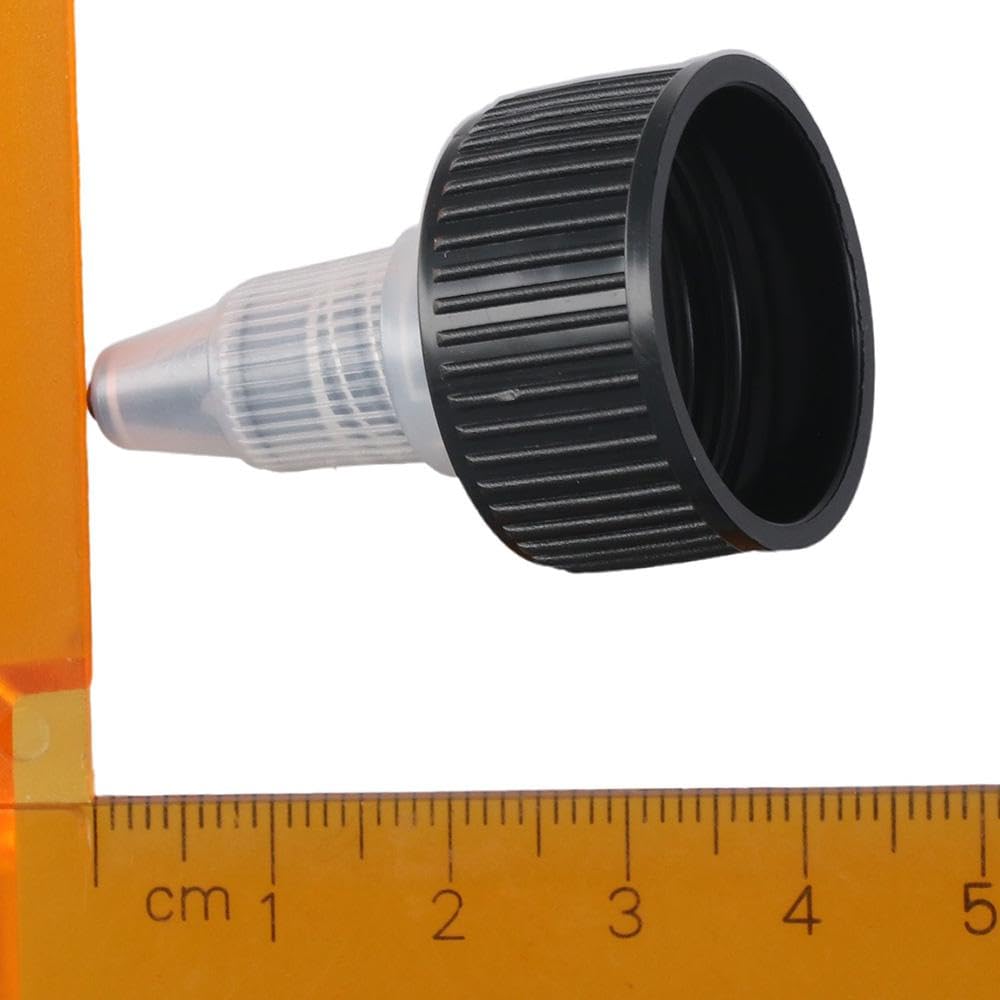 20PCS 24/410 High Quality Replacement Caps for Squeeze Bottles - Black & Natural Twist Dispensing Caps for Seasoning, Glue, Paint Bottles | Perfect for Kitchen, Crafting & DIY Projects