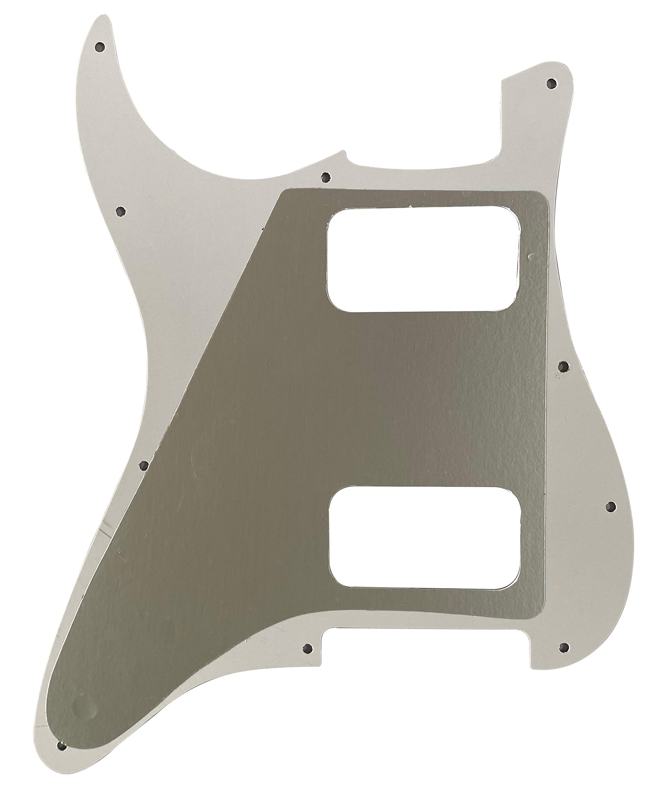 Electric Guitar Pickguard for Fender Double Fat HH Strat Humbucker Style - 4 Ply Red Tortoise Shell | Replacement Pickguard for Fender Stratocaster | Perfect for Musicians & Guitar Upgrades