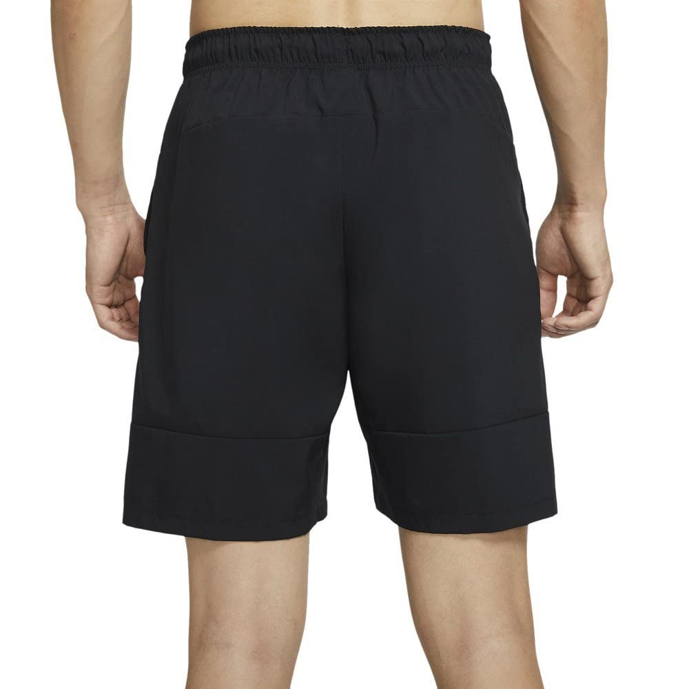 Nike Flex Shorts Woven 3.0 - Men's Running & Training Shorts - Black/White - Medium - Breathable & Lightweight for Gym, Jogging, and Outdoor Activities