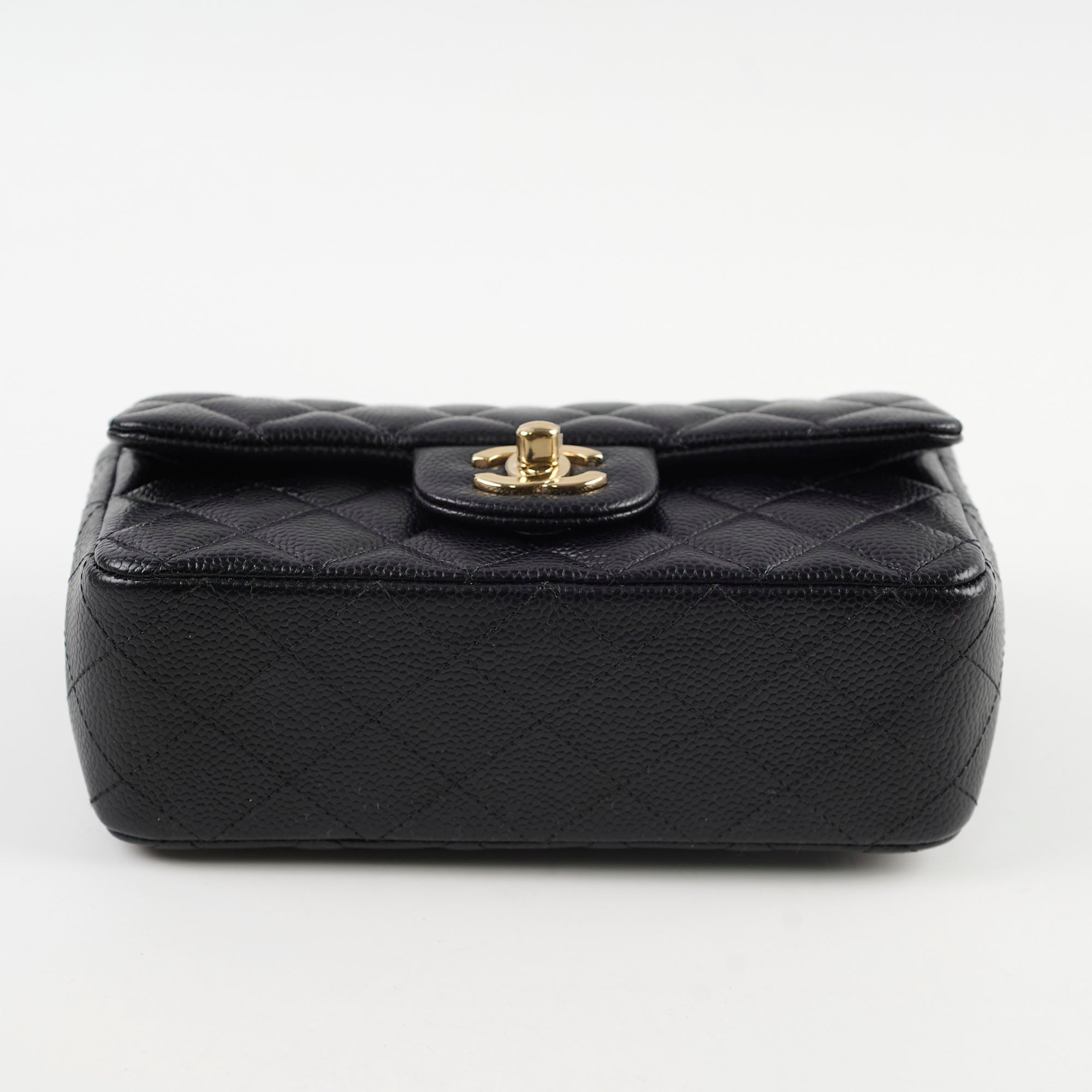 Chanel Mini Rectangular Caviar Leather Black 25 Series Crossbody Bag - Perfect for Evening Parties & Luxury Fashion Accessories