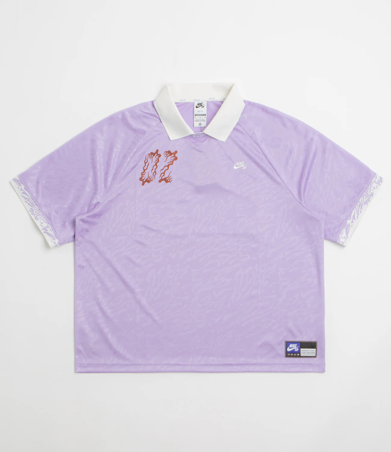 Nike SB Dri-FIT Jacquard Skate Jersey - Breathable & Lightweight Skateboarding Shirt for Men - Perfect for Street Skating & Casual Wear