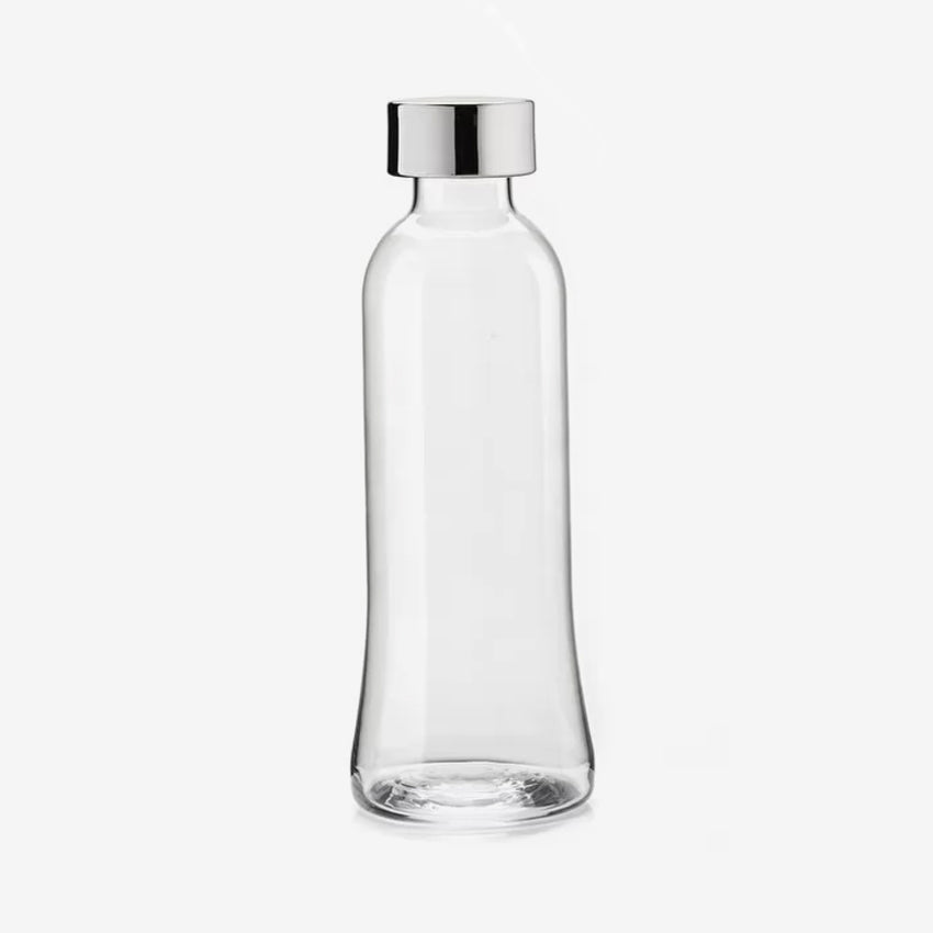 Guzzini 100 Icons Glass Bottle - Premium Reusable Water Bottle with Unique Icon Designs for Home, Office, Gym & Outdoor Activities