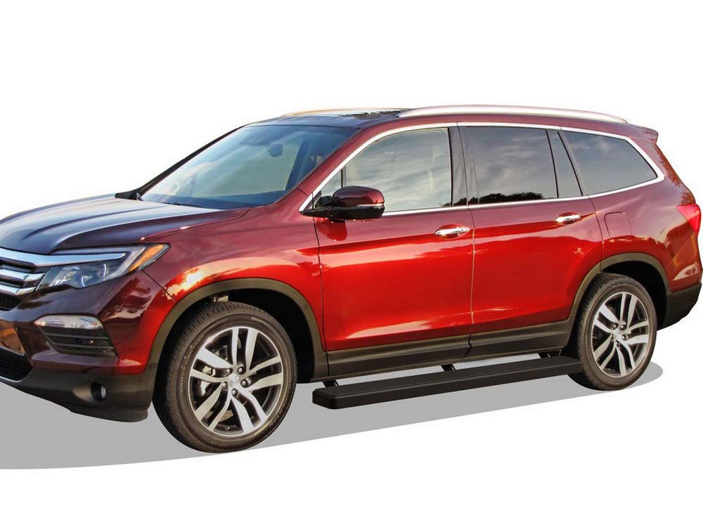 APS Premium 6-Inch Black Running Boards for Honda Pilot 2016-2022 - Heavy Duty Side Steps for Easy Entry & Exit - Perfect for Off-Roading, Camping & Family Adventures