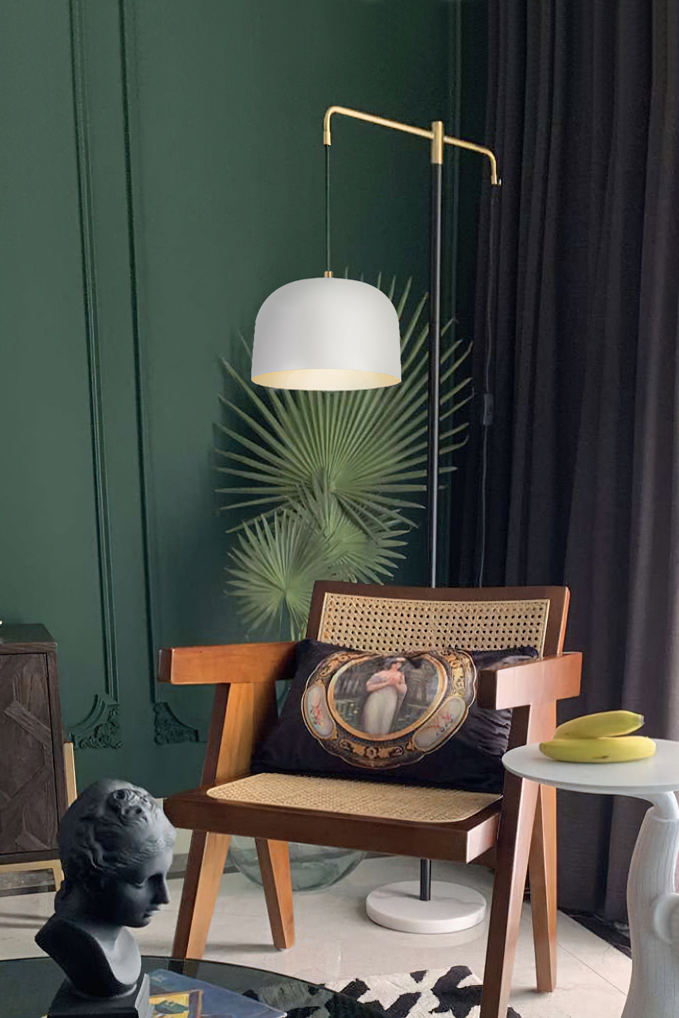Modern Balance Floor Lamp - Adjustable LED Standing Light for Living Room, Bedroom & Office - Warm White & Cool White Light Modes - Perfect for Reading, Relaxing & Decorating