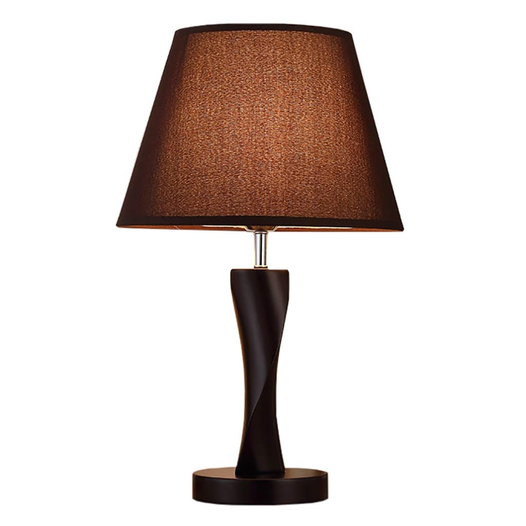 Classic Wooden Bedside Lamp - Rotating Design for Living Room & Bedroom Decor