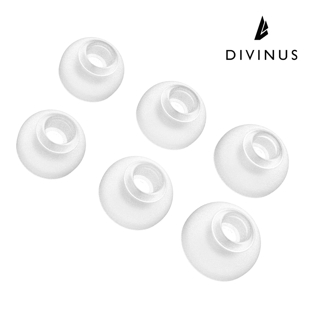 Premium DIVINUS Velvet Eartips for AirPods Pro - Soft Memory Foam Replacement Tips (3mm/5mm Nozzle Compatible) - Noise Isolation for Workouts, Commuting & Travel