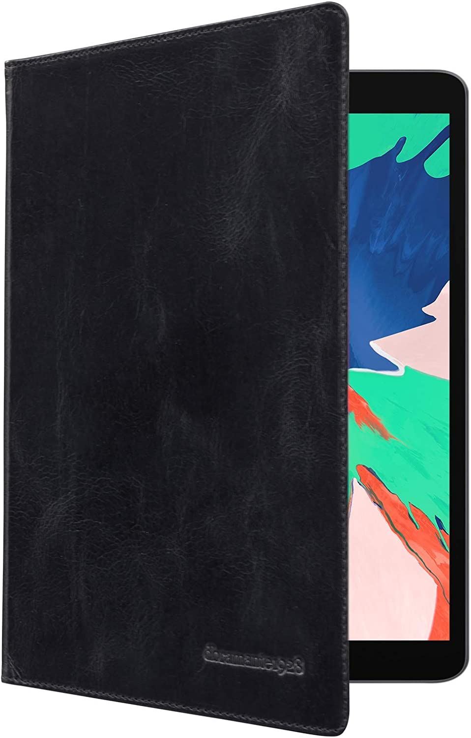Premium Black Leather Case for iPad Air 3rd Generation (2019) - D Bramante Copenhagen Collection - Slim Protective Cover with Auto Sleep/Wake | Perfect for Work, Travel & Daily Use