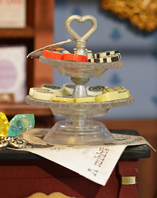 Alice's Tea Store Miniature Dollhouse Kit - DIY Miniature House Model for Collectors & Hobbyists | Perfect for Home Decor, Gift Giving & Creative Play