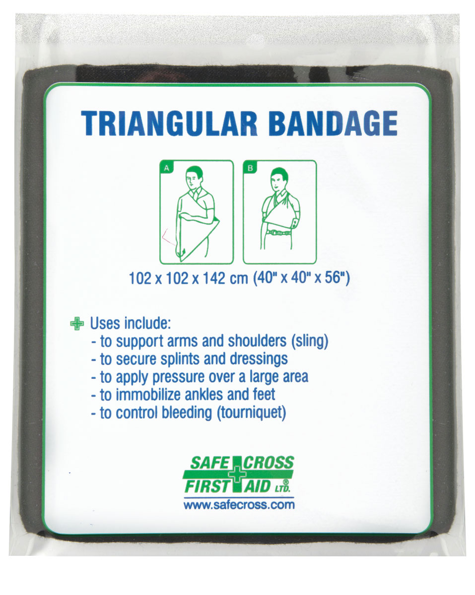 Triangular Bandage for First Aid Training - Emergency Medical Supplies for Wound Care & Splinting | Perfect for EMT, Nursing Students & First Responders