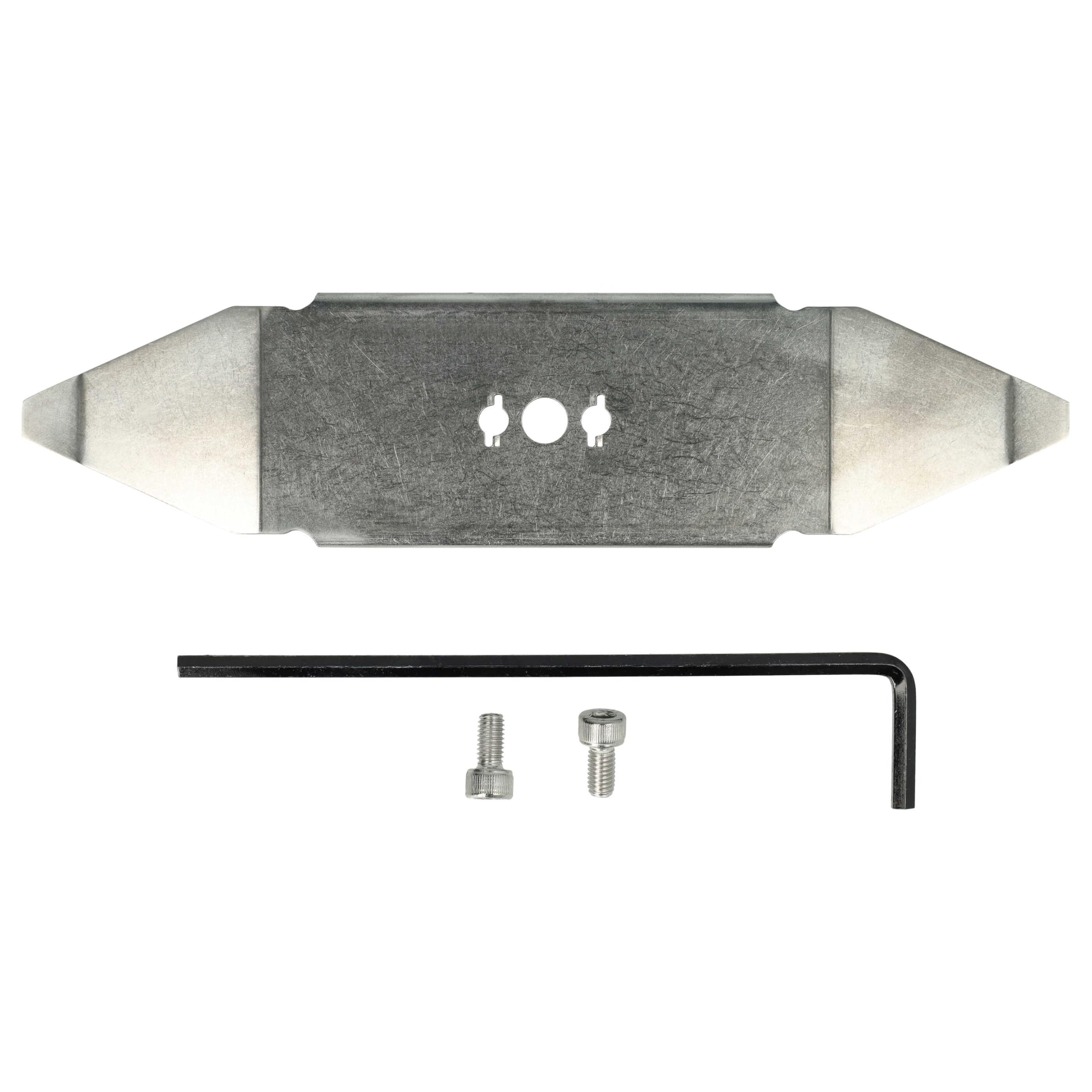 Robomow RX 12U RT700 PL RT300 RT300PL RT700 Replacement Lawn Mower Blades - VHBW Compatible Stainless Steel Silver Replacement Knife | Perfect for Residential Lawn Care & Garden Maintenance