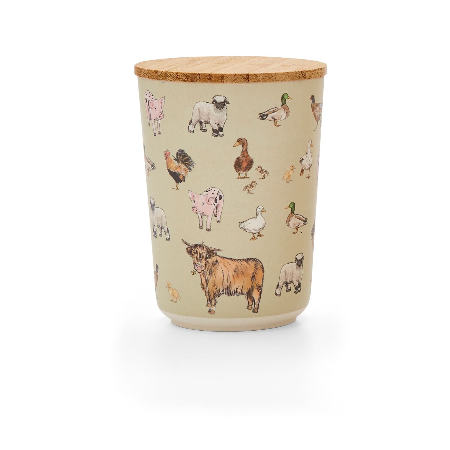 Buttercup Farm Bamboo Canister Set - Airtight Food Storage Containers for Kitchen Pantry Organization | Perfect for Flour, Sugar, Coffee & Dry Goods