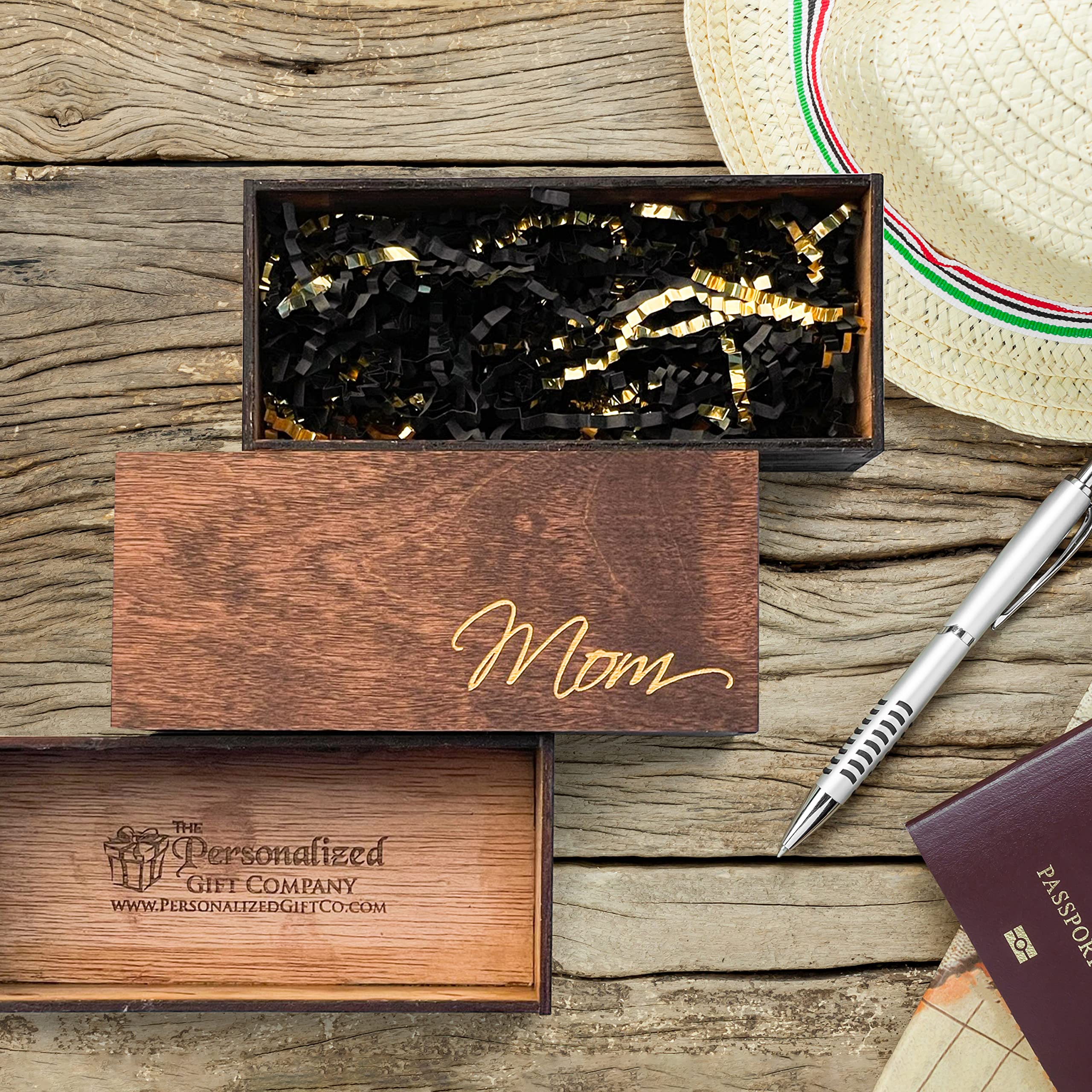 Personalized Engraved Gift Box for Wedding, Anniversary & Special Occasions - Perfect for Mom, Bridal Showers & Party Favors