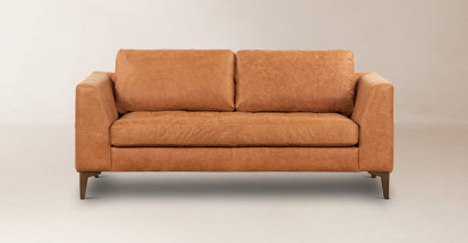 Modern 3-Seater Apartment Sofa - Calle 75 Collection | Comfortable Fabric Couch for Small Spaces | Perfect for Living Rooms, Studios & Lofts