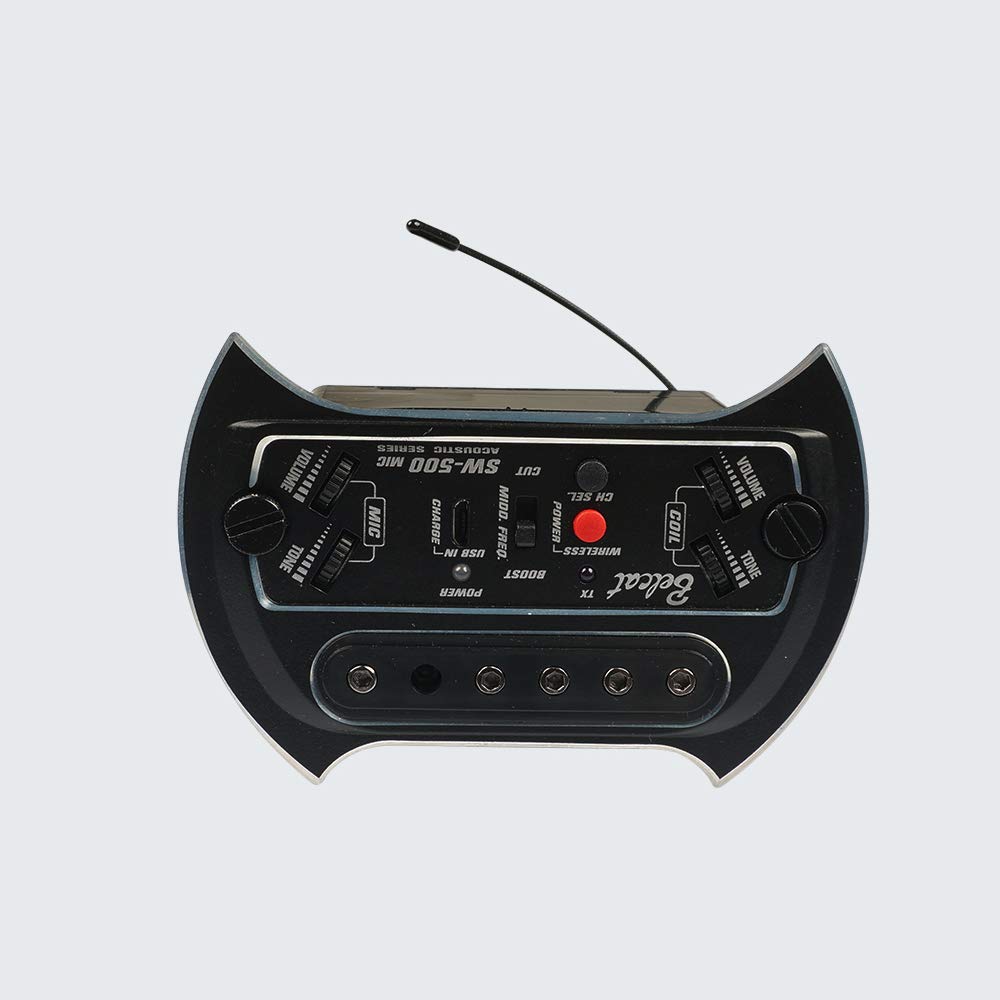 Professional Wireless Pickups for Bass & Guitar - SW500 Receiver & Transmitter System | Studio Recording & Live Performance Accessories