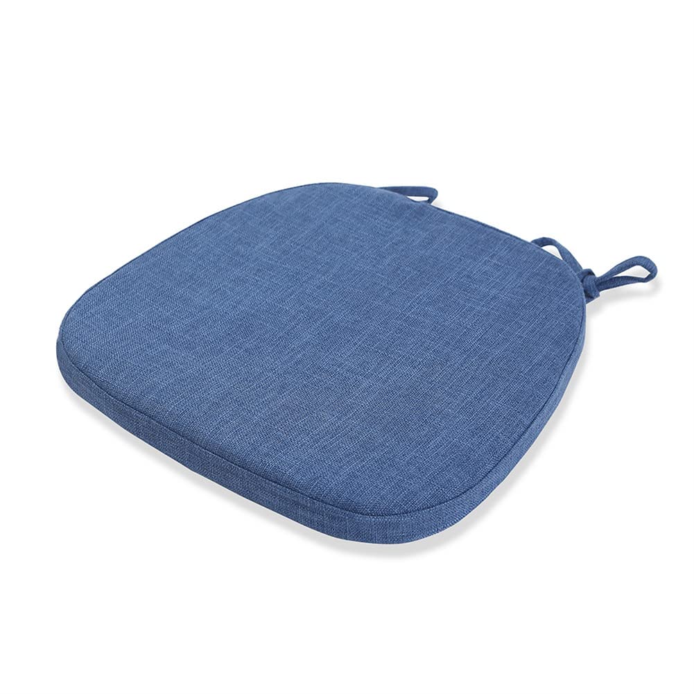2Pcs U-Shaped Chair Cushions - Non-Slip Kitchen & Dining Seat Cushions with Ties - Breathable Summer Chair Pads for Office, Home, Restaurant - Comfortable Support for Long Sitting Hours