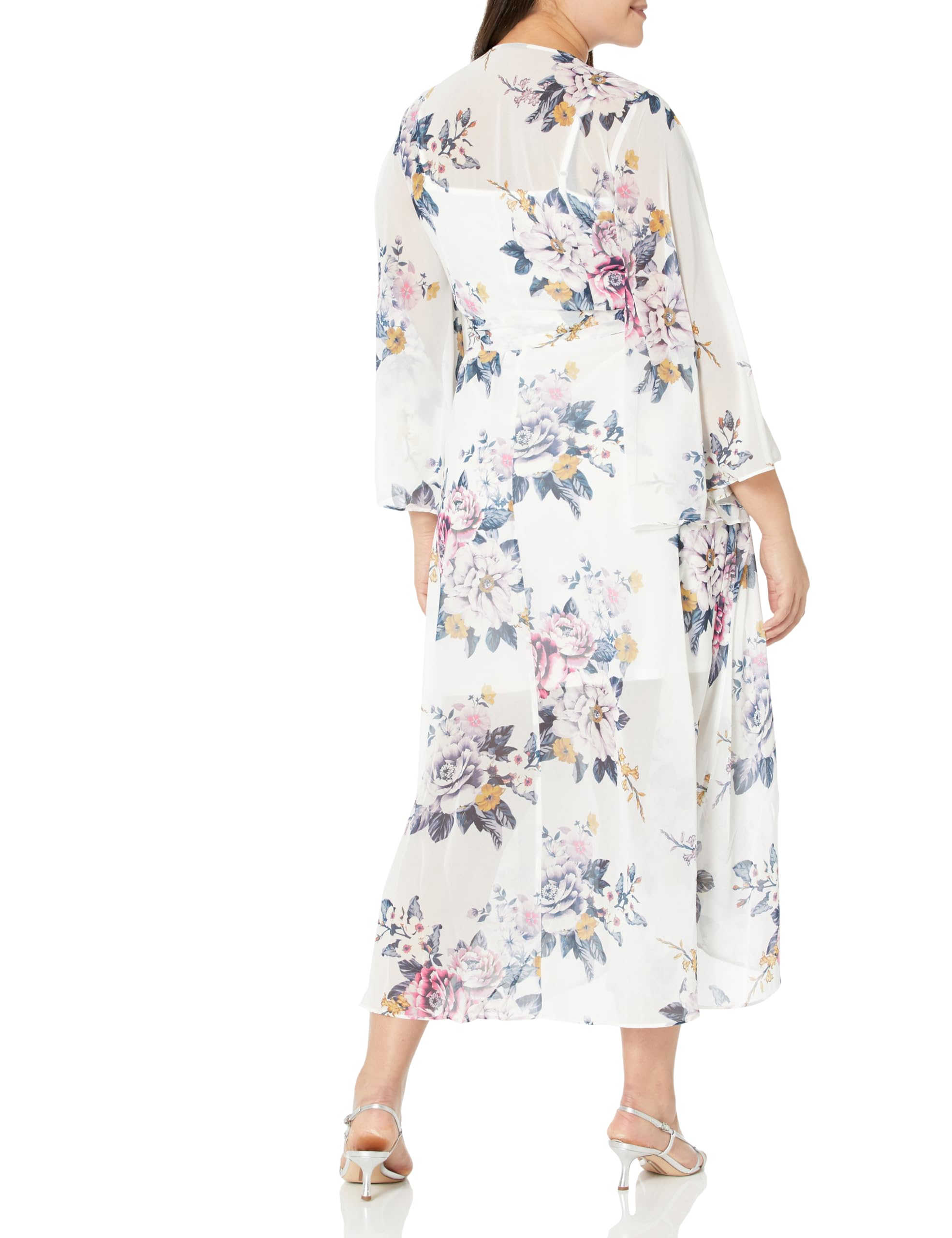 City Chic Women's Maxi Fleetwood PRT Dress - Elegant Flowy Long Dress for Casual & Evening Wear | Perfect for Parties, Weddings & Summer Outfits