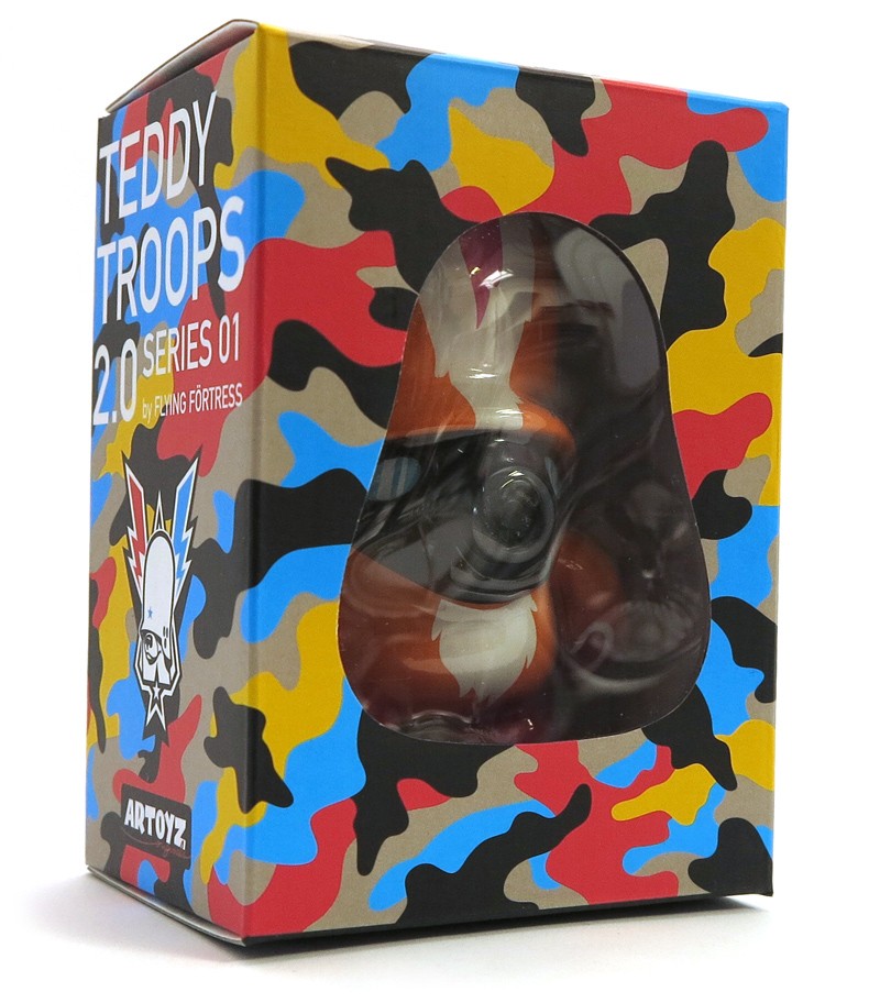 4 Teddy Troops 2.0 Series 01 Skunk Trooper Variant - Cute Collectible Plush Stuffed Animal for Kids, Gifts & Home Decor