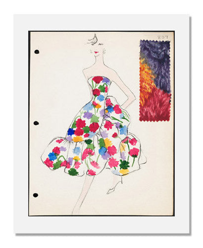 Arnold Scaasi Spring 1960 Sketch Book - Vintage Fashion Design Sketchbook for Artists, Designers & Collectors - Perfect for Fashion Illustration, Inspiration & Creative Projects