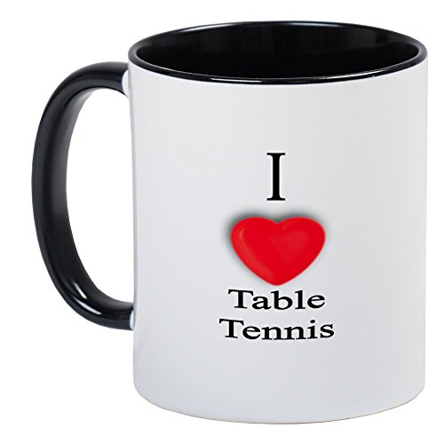 White/Black Inside - Table Tennis Mug