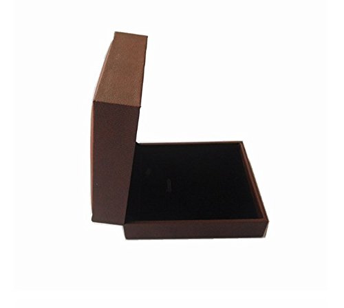 WOIWO Jewelry Gift Box - Premium Packaging for Earrings, Necklaces, Rings & Nails (Coffee Color) - Perfect for Jewelry Storage, Gifting & Retail Display