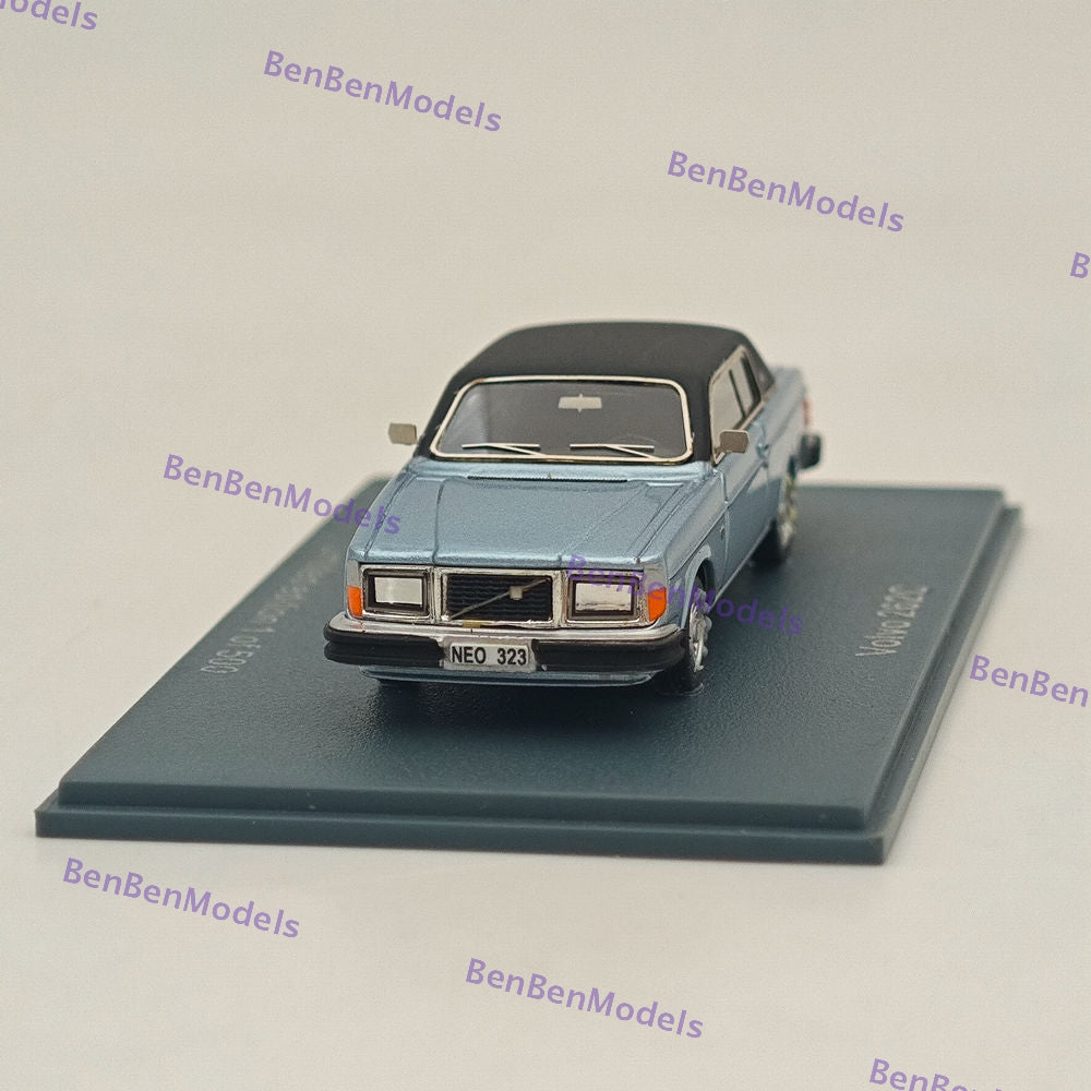 1/87 NEO SCALE MODELS Volvo 262C Resin Diecast Car - Limited Edition Blue Collector's Item for Model Car Enthusiasts & Display Showcase
