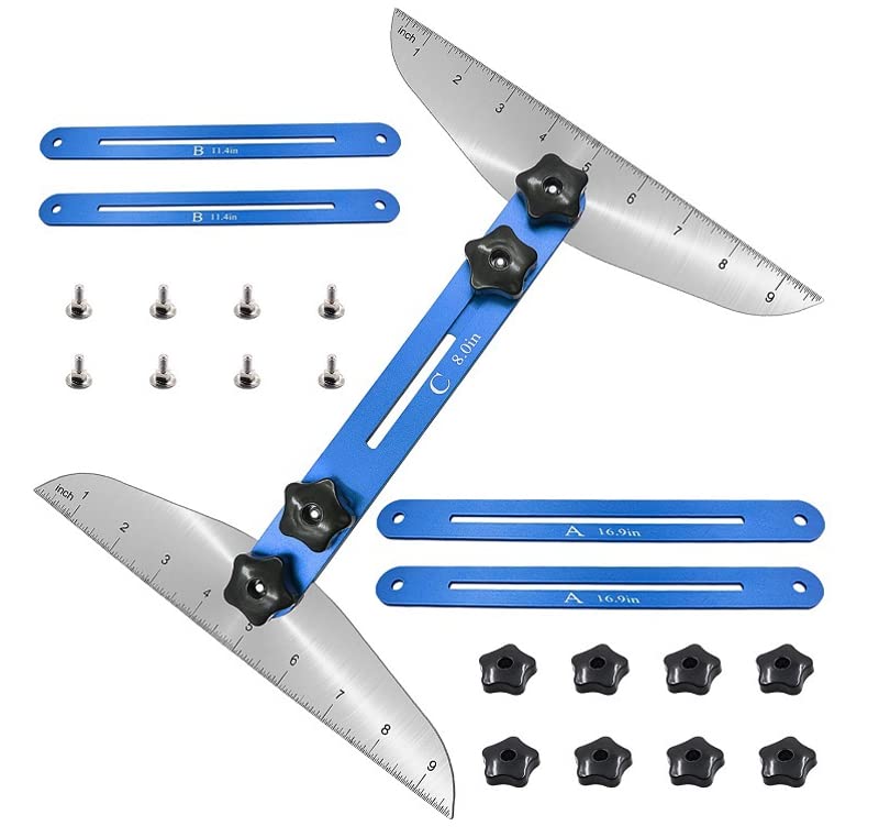 Adjustable Stair Tread Template Tool (11.4